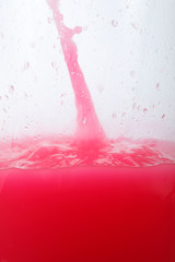 strawberry juice splash