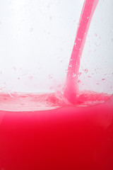 strawberry juice splash