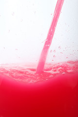 strawberry juice splash