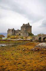 Eilean Donan Castle at Loch Alsh, Scotland, United Kingdom, Europe