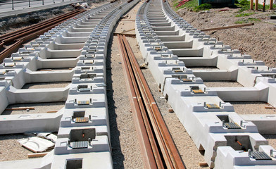 installation du tramway