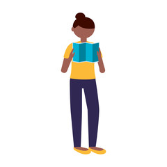 Isolated traveler woman vector design