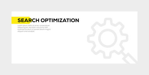 SEARCH OPTIMIZATION BANNER CONCEPT