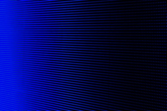 RGB LED Pixel Pitch - Red Green Blue - Color Mixing LEDS. Perspective view SMD Technology. Display Colors Panel