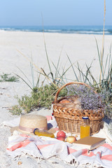 picnic by the sea