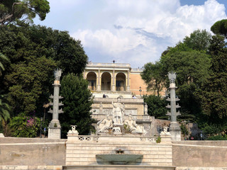 Fototapeta na wymiar Piazza del Popolo in Rome, Italy