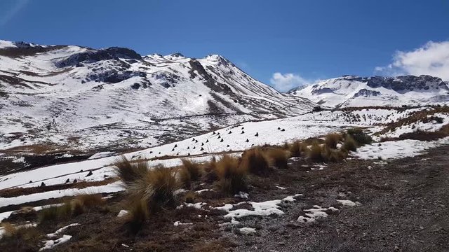 Caminando en la nieve