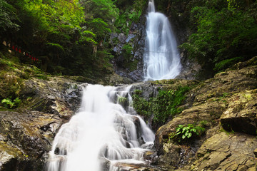 Obraz premium Sugao Falls in Kitakyushu, Fukuoka, Japan