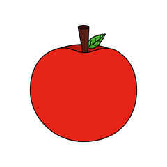 Isolated apple fruit vector design