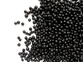 chokeberry, berry, background, fresh, black