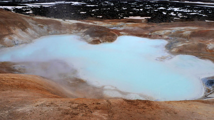 Geyser et zone géothermique en Islande