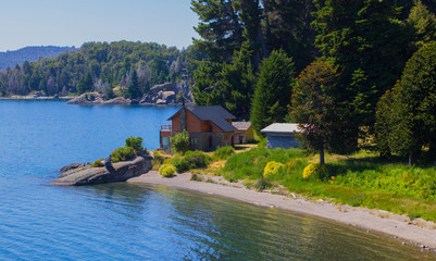 house on the lake