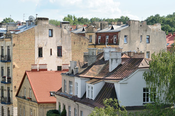 Fototapeta na wymiar Architecture of Vilnius Old Town