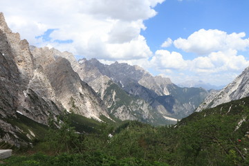 landscape in alps