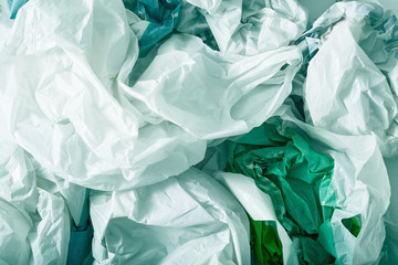 Obraz premium disposable plastic bag, waste, recycling, environmental issues