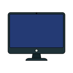 Isolated computer vector design