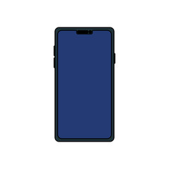 Isolated smartphone vector design
