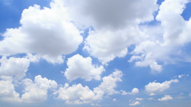 Time lapse Blue sky with cloud , High Definition 1920x1080 Video Format