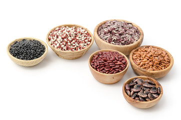 Verschiedene Trockenbohnensorten