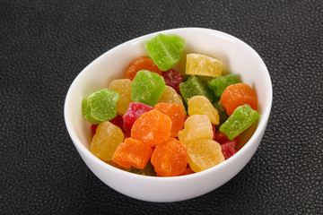 Sweet candied fruit