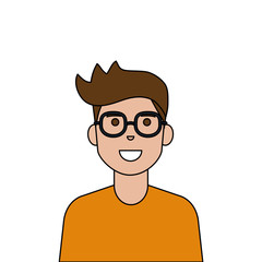 Isolated avatar man vector design