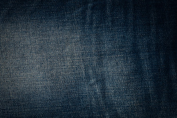 Fototapeta na wymiar Dark blue jeans texture for background