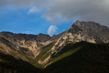 El Pedraforca desde el Castillo de Gósol