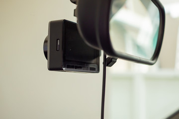 Car CCTV camera video recorder for driving safety on the road