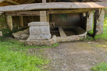 Lavoir à Escos dans le département 64