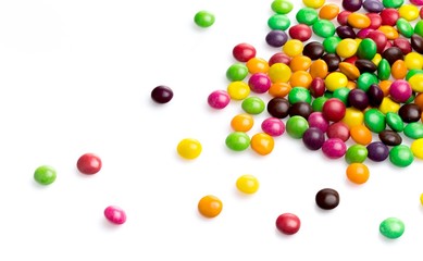 Colorful Chocolate Coated Candies