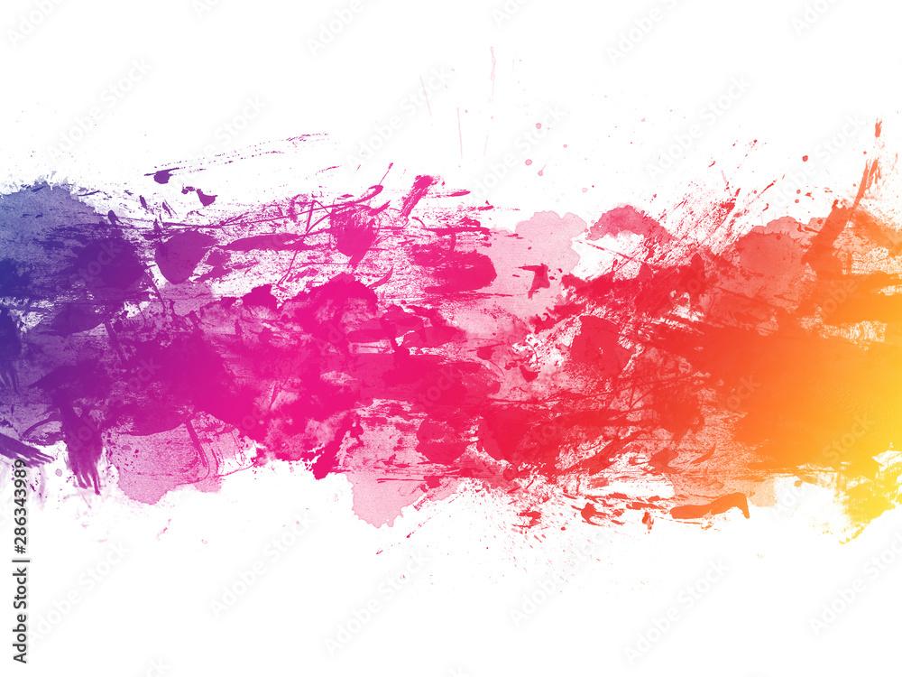 Wall mural Colorful Abstract Artistic Watercolor Background