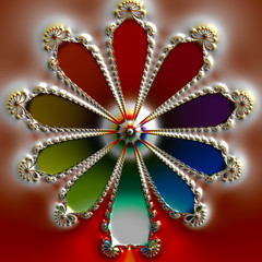 Digital artwork, geometric texture, Abstract background 