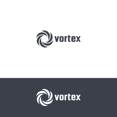Tornado, vortex, hurricane logo template