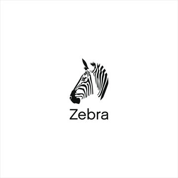 zebra logo design silhouette image