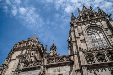 Fototapeta na wymiar Cathedral St. Elżbieta in Košice. Slovakia. Sunny day
