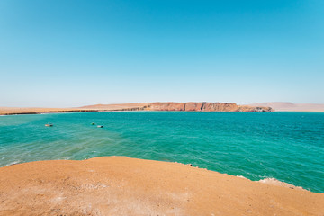 Excursion to the Paracas National Reserve, beautiful coastline of Peru, South America