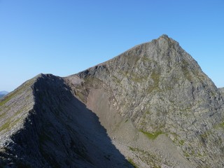 Ben Nevis from the Carn Mor Dearg arete, Scotland