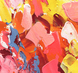 Abstract acrylic and watercolor painting. Color texture background.