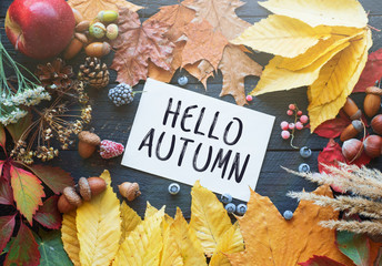 Hello Autumn composition 