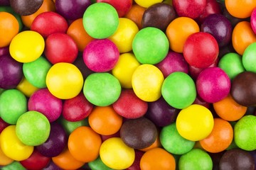 Colorful Chocolate Coated Candies