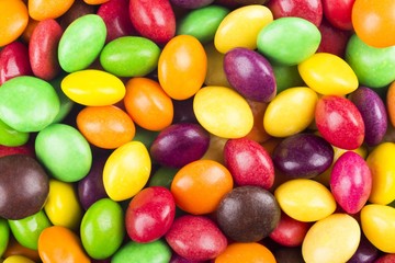 Colorful Chocolate Coated Candies