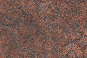 3D illustration. Oxidized material - environmental impact, metallic pattern