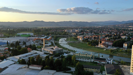 Sunset at Sarajevo City
