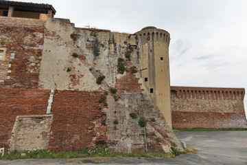 Medieval fort in Livorno, Italy