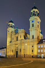 Fototapeta na wymiar Theatine Church, Munich, Germany