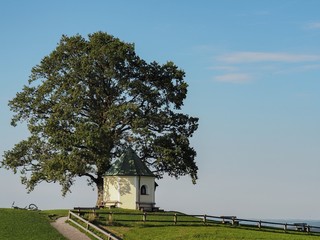 landscape with church - Samerberg