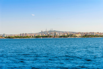 Fototapeta premium Istanbul, Turkey, 23 July 2011: Kalamis, Fenerbahce, Kadikoy