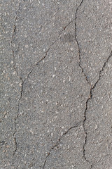 Old Weathered Cracked Grayish Asphalt Texture
