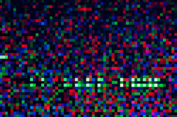 Pixel pattern of a digital glitch / Abstract background, pattern of a digital glitch.