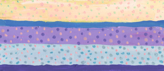 Abstract acrylic and watercolor painting. Color texture background.  Horizontal long poster,...